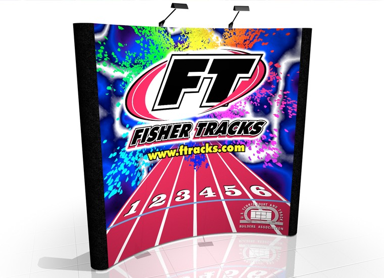 Fisher Tracks 8' x 8' Graphic