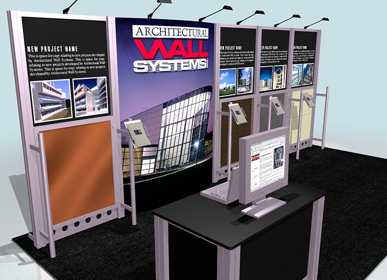 Architectural Wall Systems 10' x 20' Inline Display