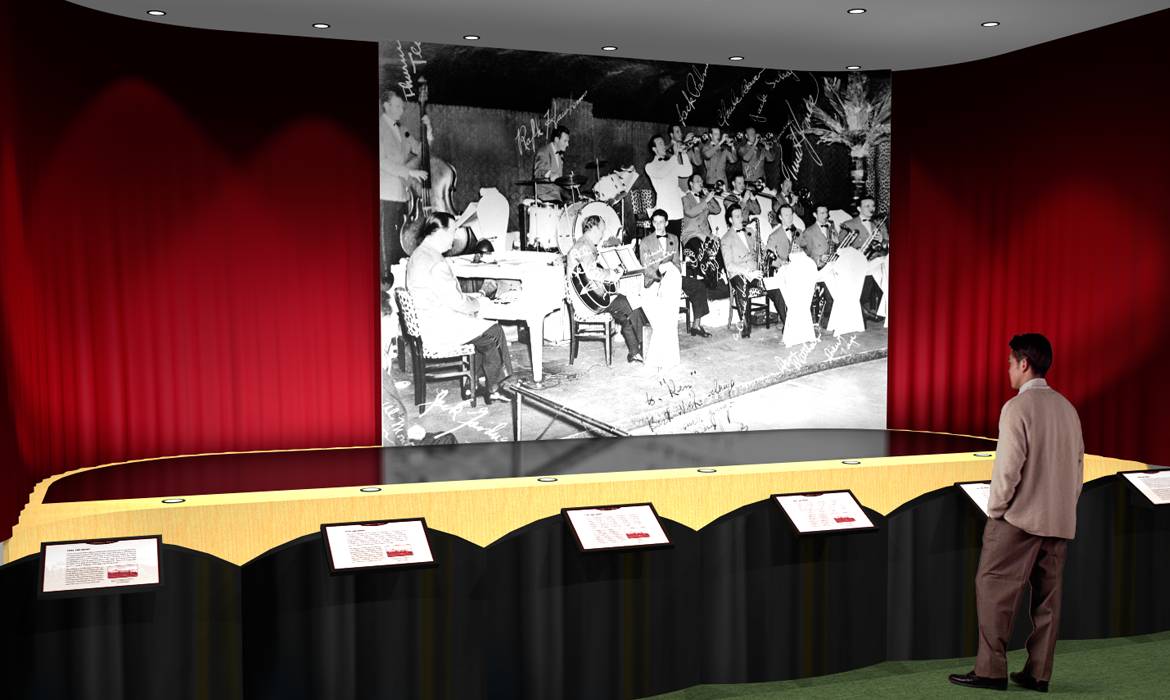 Music Man Square - Big Band Stage - Concept Rendering